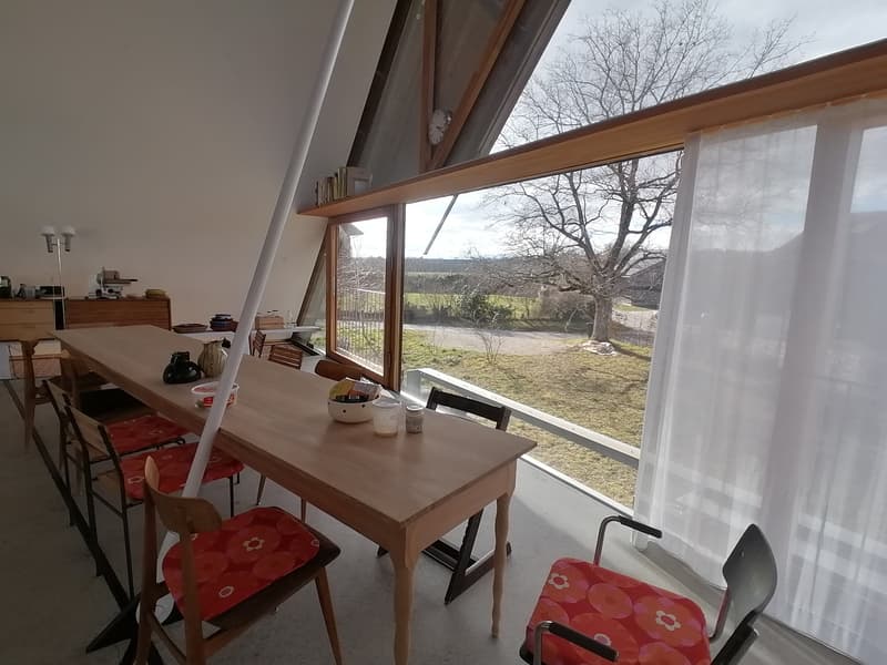 Chambre privative de 40 m² dans une colocation d'exception de deux maisons à Chigny sur Morges (8)