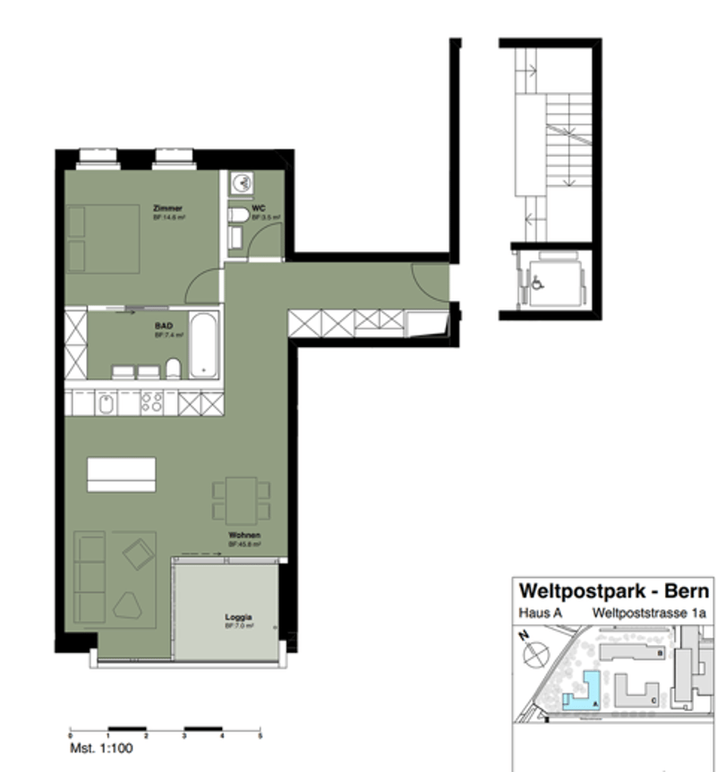 2.5-Zimmerwohnung an zentraler Lage (9)