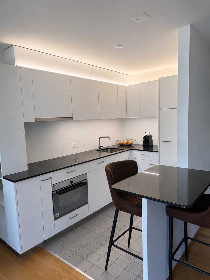 2.5-Zi-Wohnung, grosser Balkon, ruhige Lage Erlenbach (Fussweg Bahnhof Winkel 7 Min.) (5)
