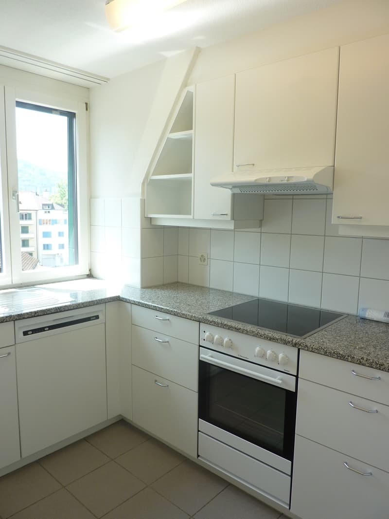 Helle Altbauwohnung mit Dachterrasse am Fusse des Üetlibergs (Untermiete, 18 Mte.) (8)