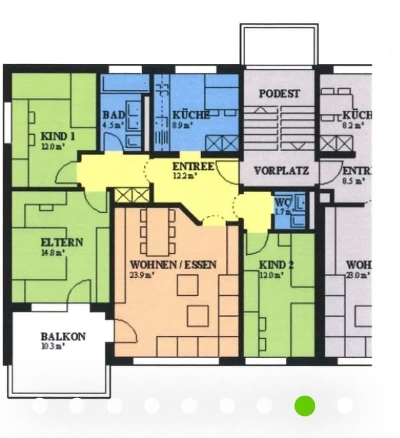 WG-Zimmer in Buchs zu vermieten (3)
