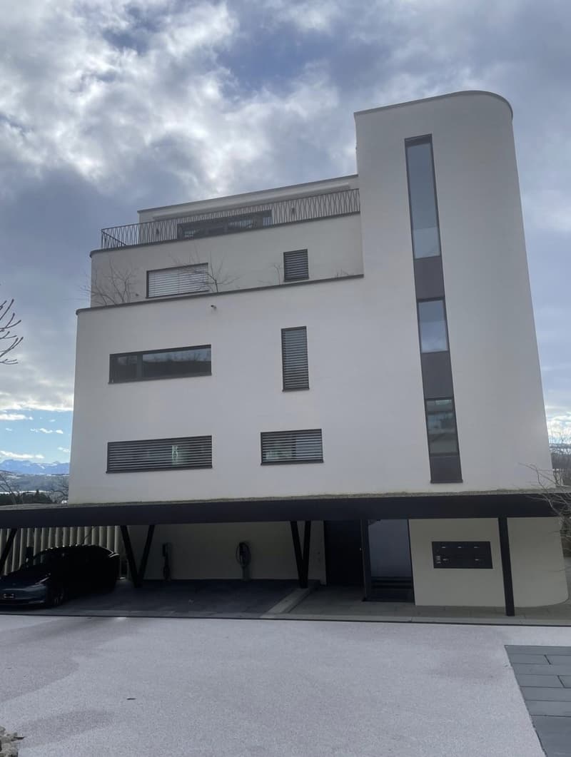 Helle und Moderne Wohnung mit Terrasse und Garten (10)