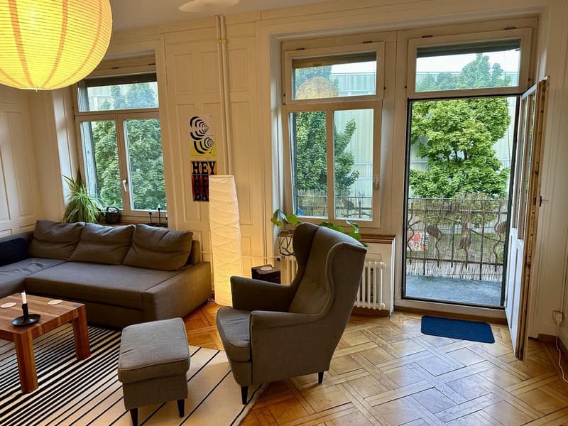 Helles, grosses WG-Zimmer mit Balkon in unkomplizierter Altbau-WG (6)