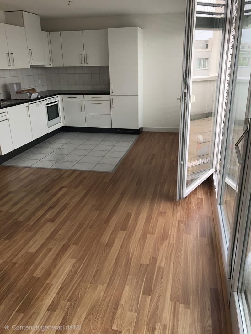 Stylish 1.5-Room Attic Apartment with large terraces in Glattpark, Opfikon (11)