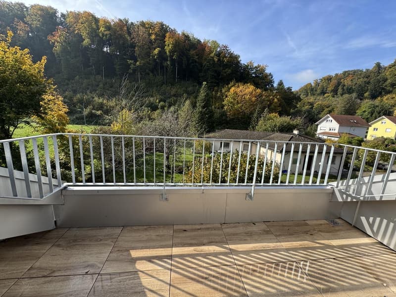 Helle 3.5-Zimmer-Dachwohnung mit Terrasse & Blick ins Grüne (2)