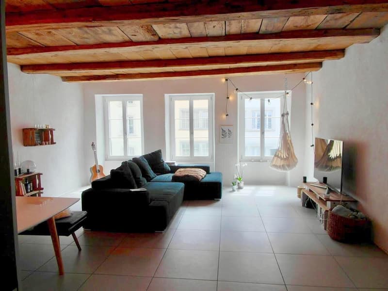 Charmante Altstadt-Loftwohnung Altbau trifft modernes Design (4)