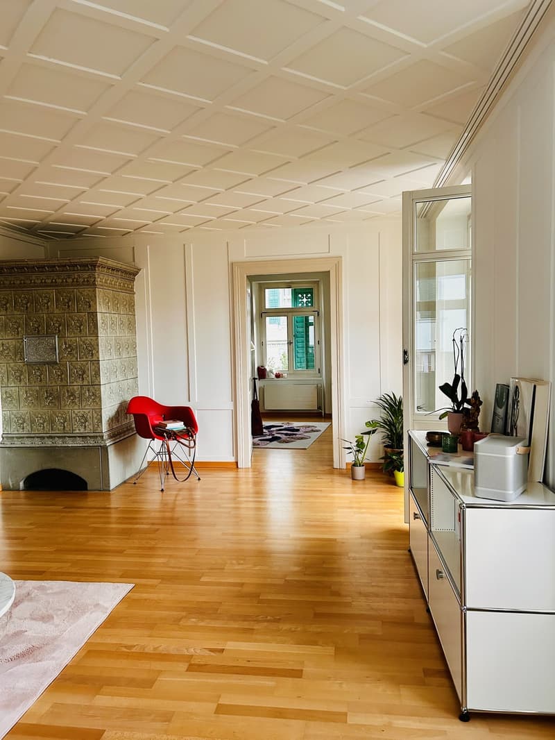 Charmante 4.5-Zimmer-Altbauwohnung mit viel Charakter und wunderschönem Raumgefühl (1)