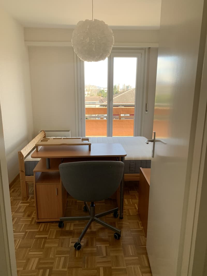 Beautiful well-lit flat close to UNIL and EPFL from Nov 15 -- search for female/couple roommate (up to 1 year sublet of single room) (1)