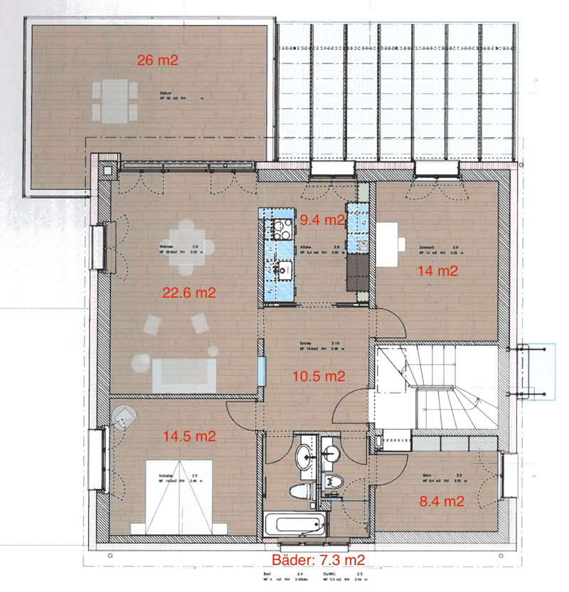Helle 4.5-Zi-Wohnung an ruhiger Lage in Kleinwabern (13)