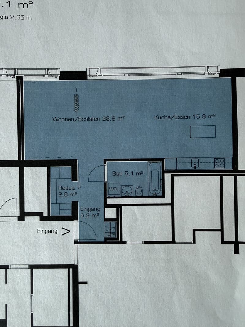 Studio - 1 Room - 56.1m - Westilnk Altstetten (2)