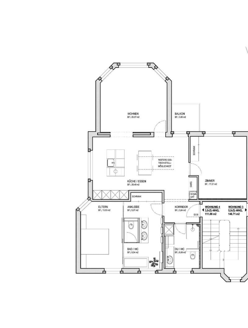 3.5-Zimmer-Wohnung am Zürichberg (10)