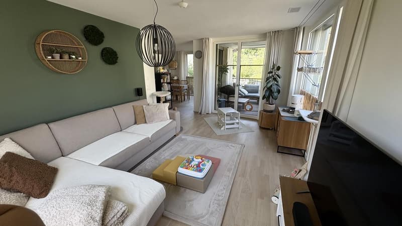 Lichtdurchflutete Wohnung am Zürichberg ruhig gelegen und perfekt angebunden (2)