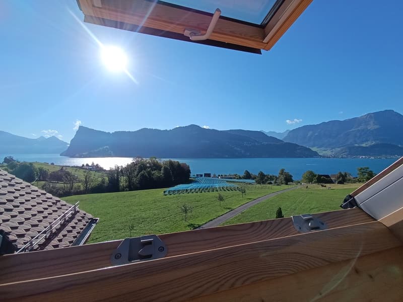 Blick aus deinem Badezimmer
