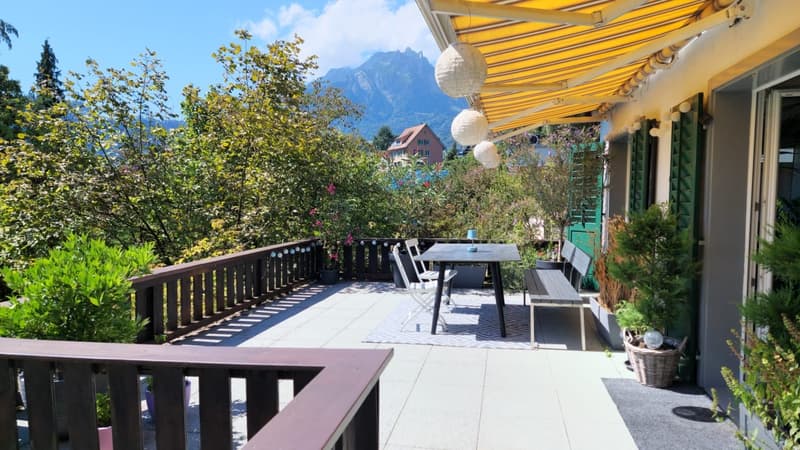 3,5 Zimmer Wohnung mit Blick auf See im Kastanienbaum (6)