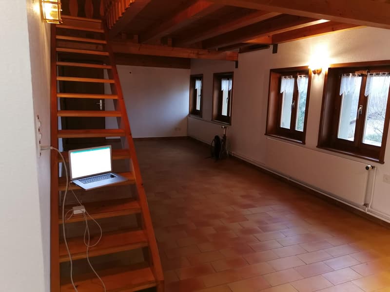 Grand studio 60 m² avec mezzanine, Neyruz (FR) (3)