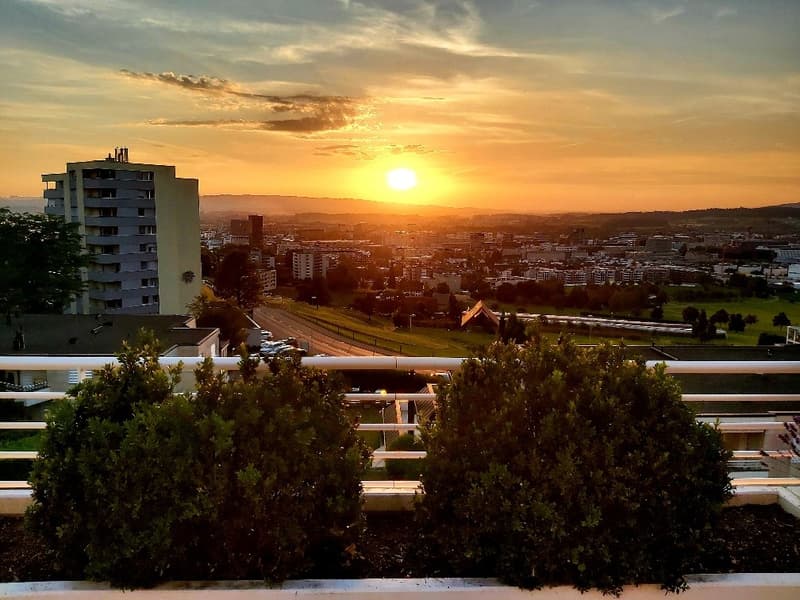 Sonnige 3.5-Zimmer-Terrassenwohnung mit Skyline-Blick über Zug (4)