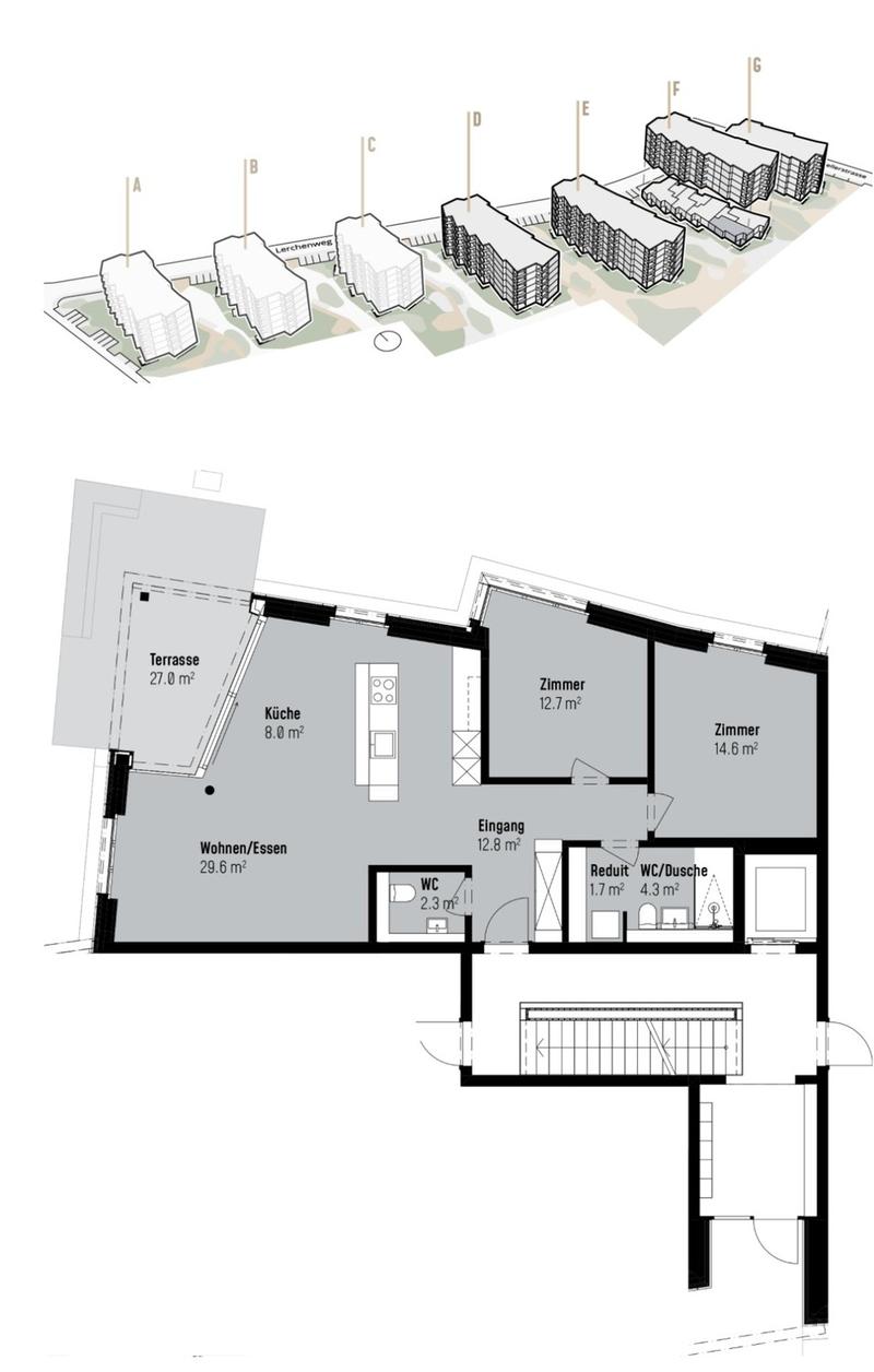 3 ½ Zimmer-Wohnung, 8302 Kloten (8)