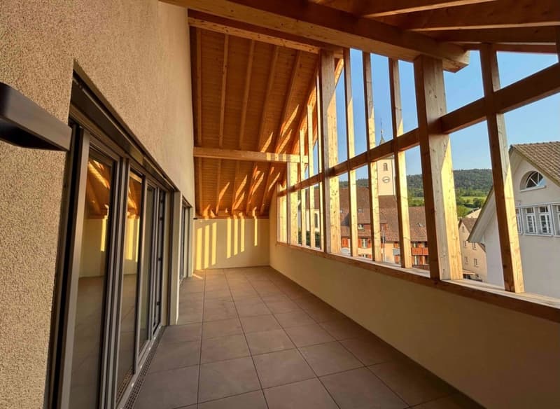 Nachmieter gesucht: 2.5-Zimmer-Dachwohnung mit grossem Balkon und Galerie (2)