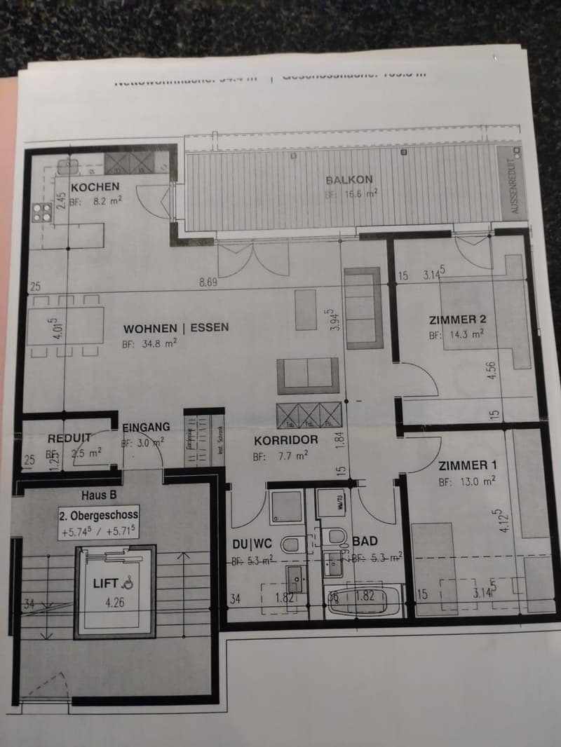 3.5 Zi 95m2 Wohnung in Holziken (9)