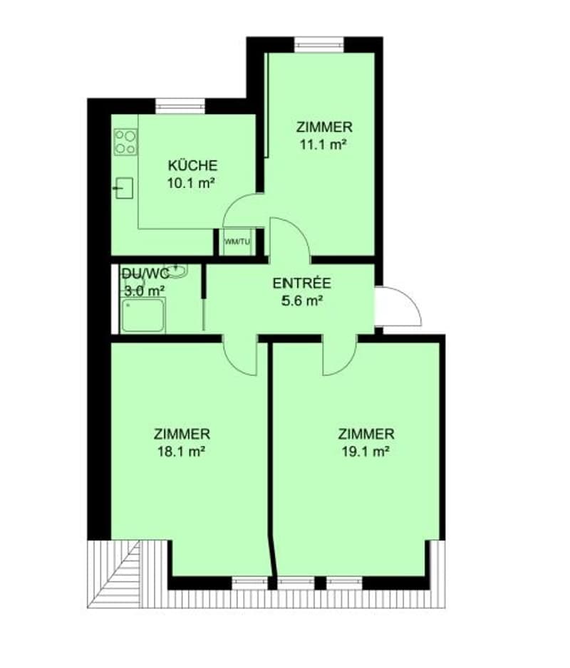 3.5 Zimmer Wohnung (9)