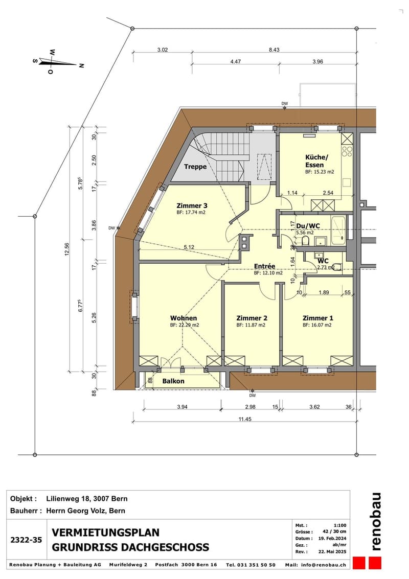Zimmer in 3er-WG per 1. Dezember 2026 Lilienweg 18, Bern (8)