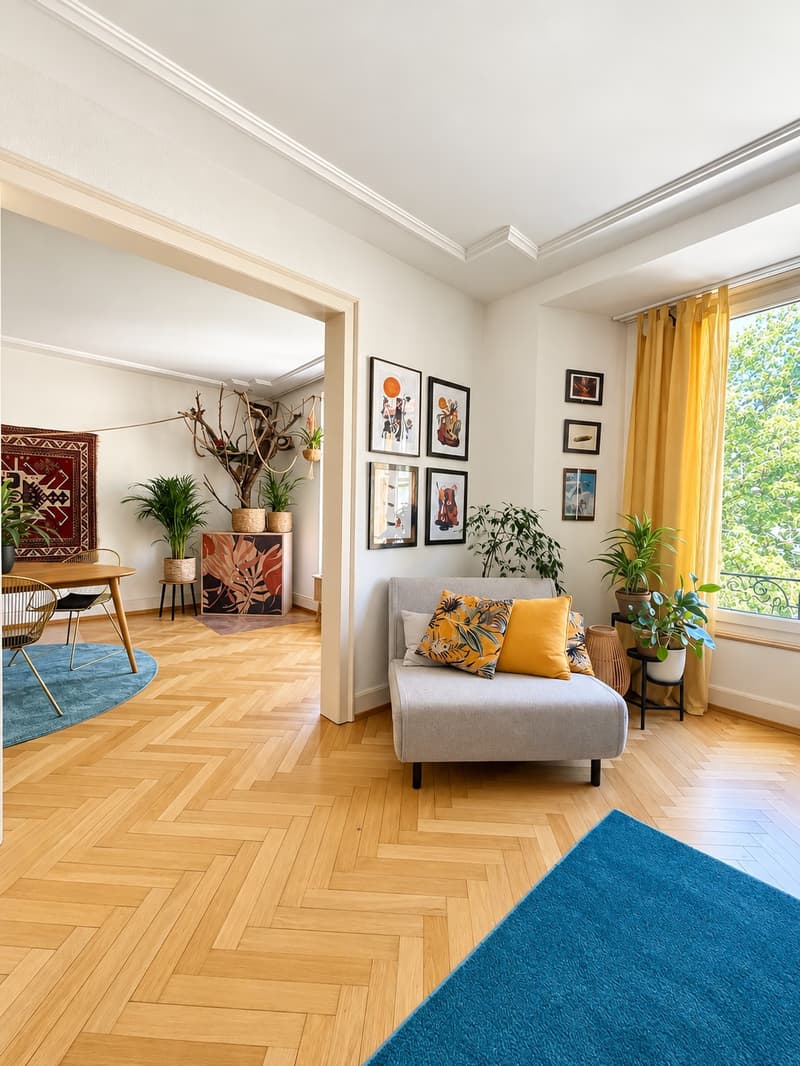 Wunderschöne, möblierte 3.5-Zimmerwohnung mit grossem Balkon in ruhiger Lage - befristete Untermiete (8)