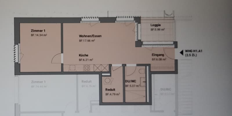 Helle 2,5-Zimmerwohnung Neubau mit Terrasse (6)