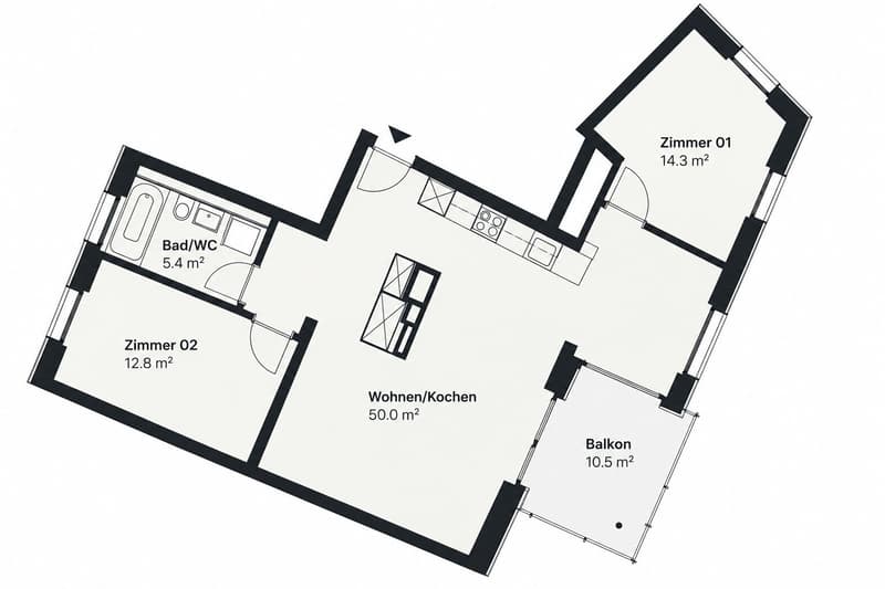 Neuwertige, lichtdurchflutete 3.5-Zimmer-Wohnung in Dübendorf Tiefgaragenplatz inklusive (6)