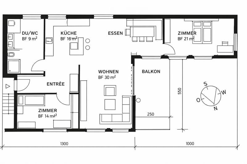 Exklusive 3.5-Zimmer-Wohnung in Ermensee mit Bergblick (8)
