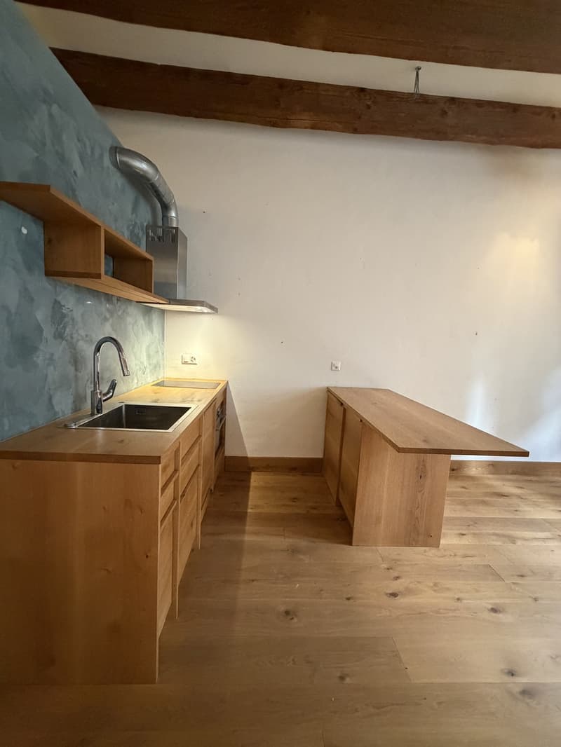 60 m² Altbau-Studio mit 4 m hohen Decken im Zürcher Niederdorf (8)