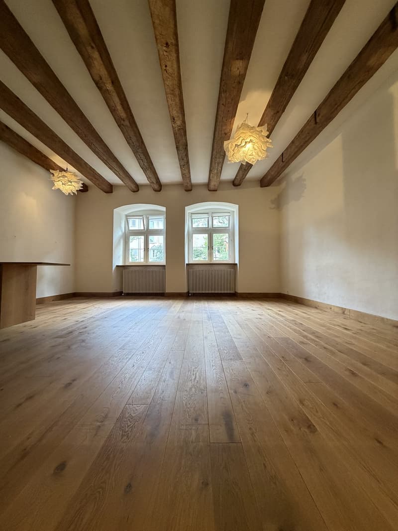 60 m² Altbau-Studio mit 4 m hohen Decken im Zürcher Niederdorf (2)
