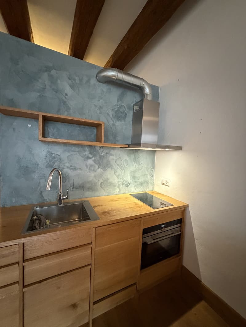 60 m² Altbau-Studio mit 4 m hohen Decken im Zürcher Niederdorf (7)