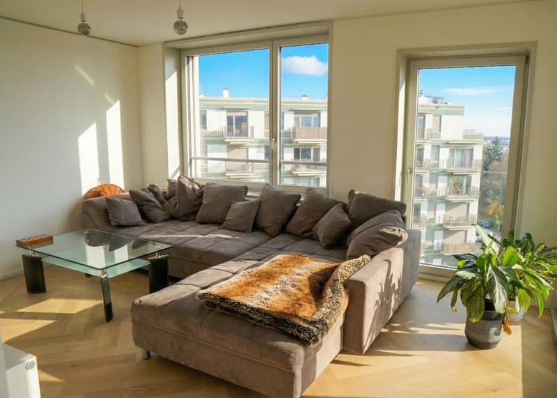 Premium furnished room in 128m² designer flat  in-unit laundry, 2 bathrooms, balcony view, underfloor heating (2)