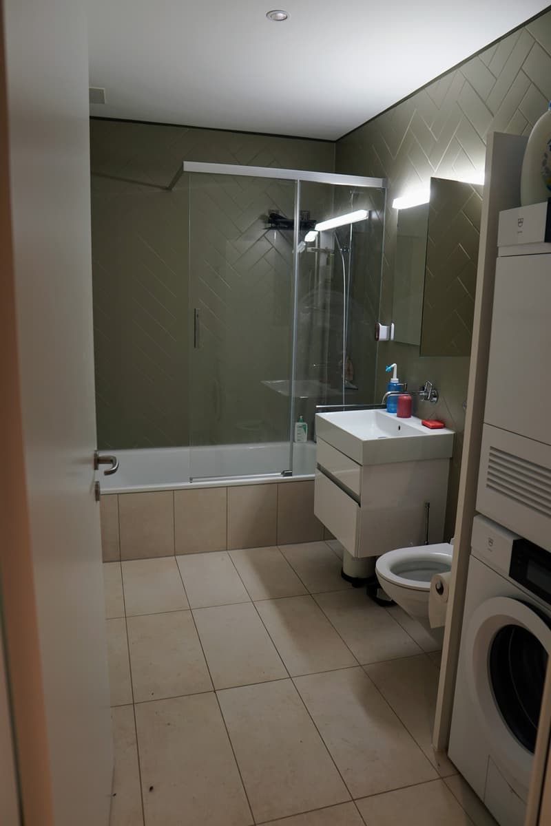 Premium furnished room in 128m² designer flat  in-unit laundry, 2 bathrooms, balcony view, underfloor heating (6)