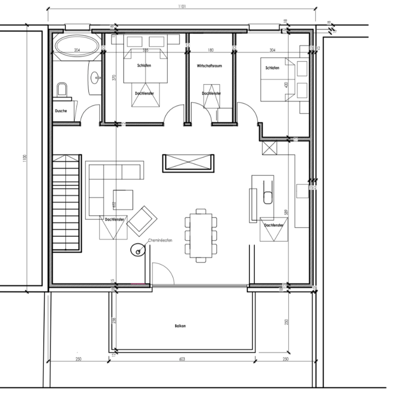 3.5-Zimmer-Dachwohnung mit Sonnenbalkon im ruhigen Felsberg bei Chur (12)