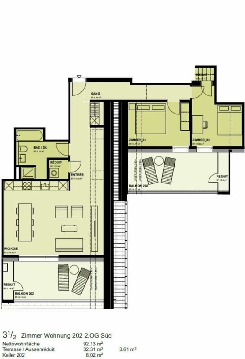 *Schöne, helle 3.5 Zimmer-Wohnung in Bettwiesen (TG) mit zwei sonnigen Balkonen* (13)