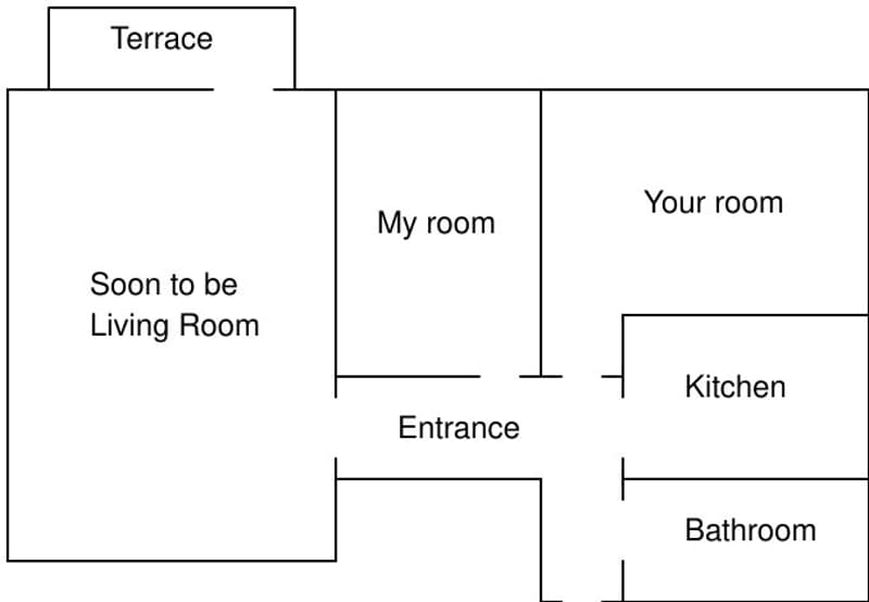 Furnished room in a beautiful shared flat (6)