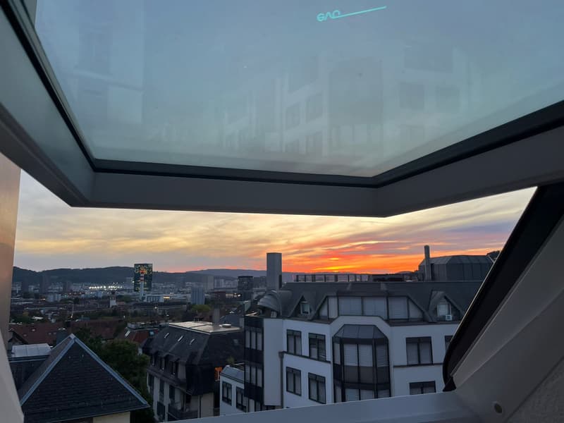 Helle 3.5-Zimmer-Wohnung mit Dachterrasse & Seeblick  Zürich Kreis 6 (10)