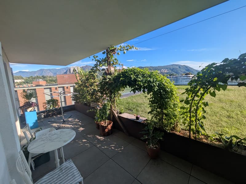 Appartamento con grande terrazza-giardino  primo mese gratuito (7)