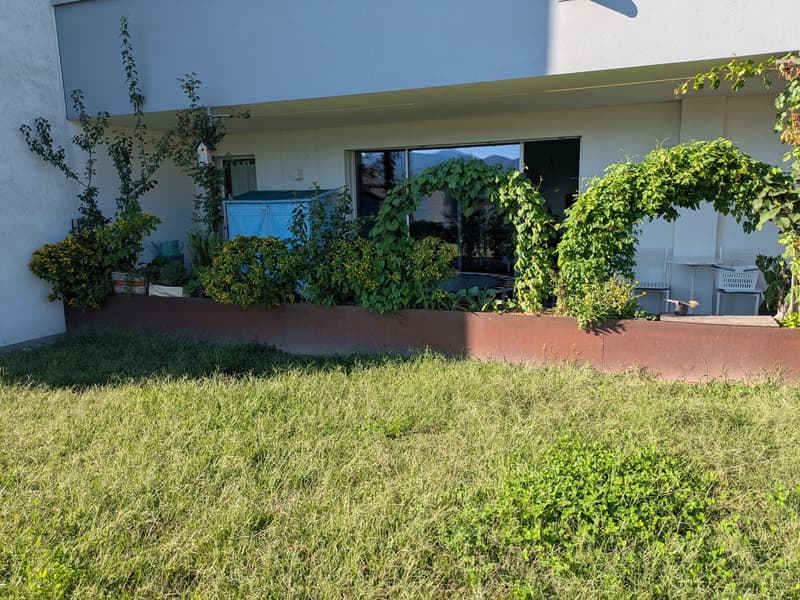 Appartamento con grande terrazza-giardino  primo mese gratuito (9)
