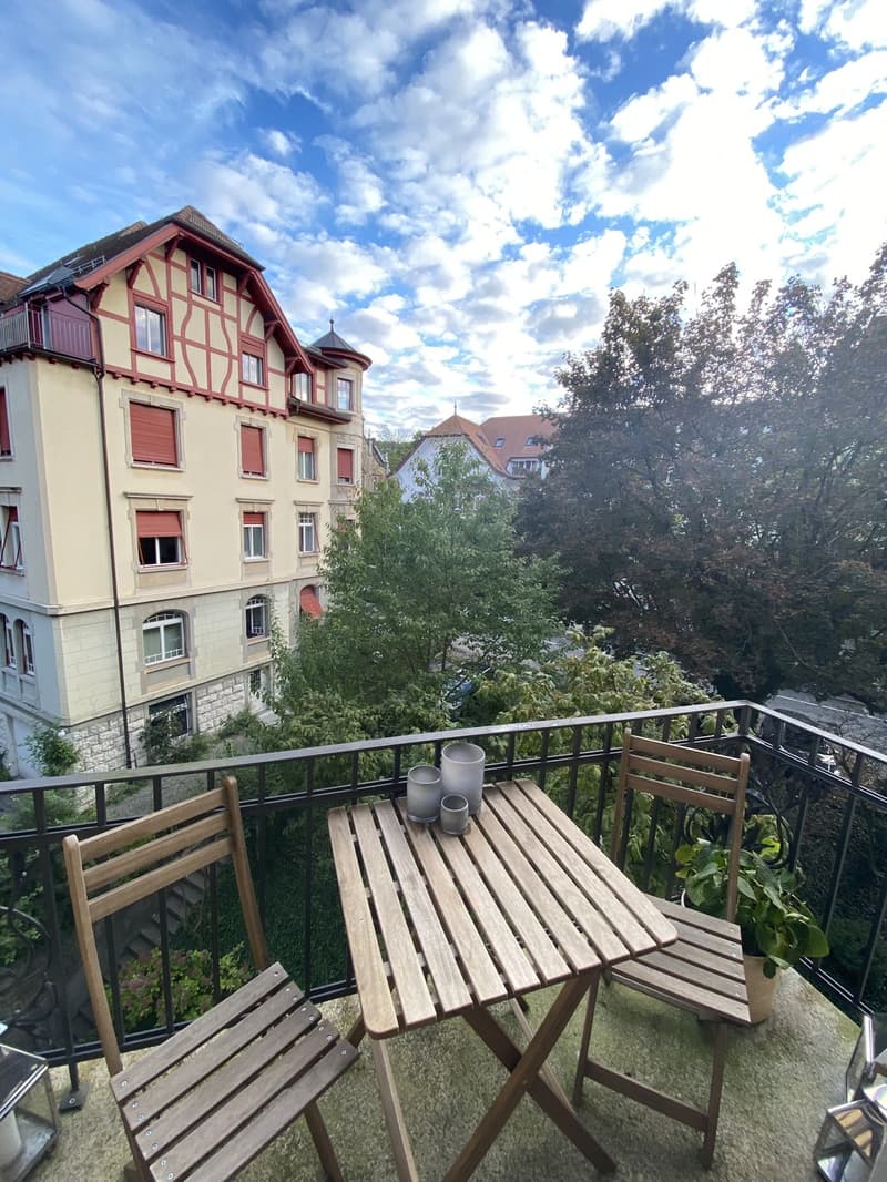 Teilmöbliertes 1.5 Studio direkt am Hottingerplatz (2)