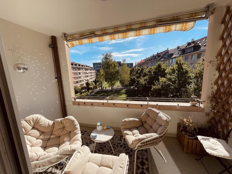 Balkon Wohnzimmer