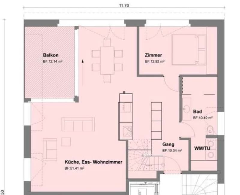 Moderne 3.5Zi Wohnung im Zentrum Zuzwil (11)