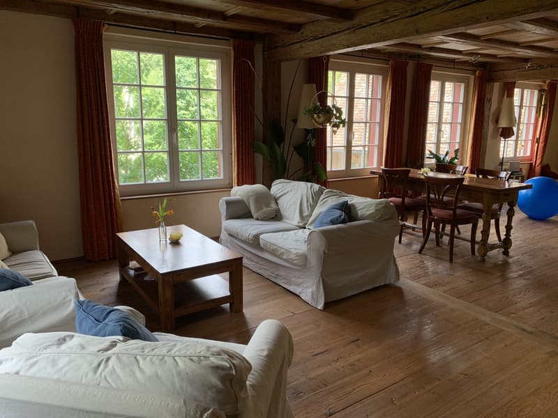 Helles, gemütliches Wohnzimmer