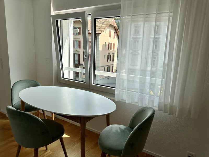 Helle, modern möblierte 2.5-Zimmer-Wohnung mit Balkon & Parkplatz 5 Min. zu Fuss zum LUKS (7)