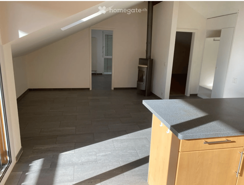 Très beau 3.5 pièces mansardé - sehr schöne 3.5-Dachzimmerwohnung (2)