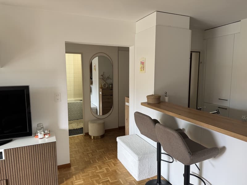 Bel appartement meublé de 2.5 pièces à 30 secondes du lac (9)
