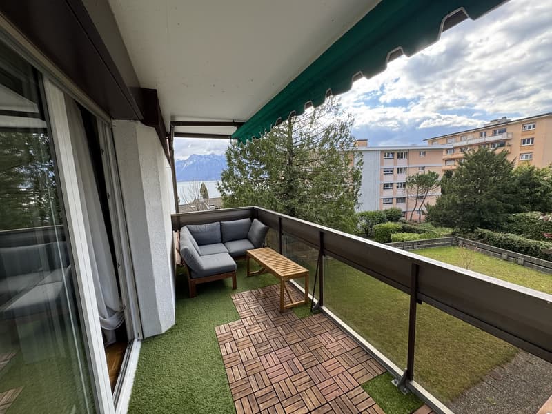 Bel appartement meublé de 2.5 pièces à 30 secondes du lac (4)