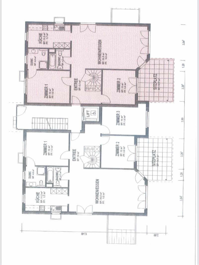 Attraktive helle, Familien freundliche Wohnung im Grünen. (3)