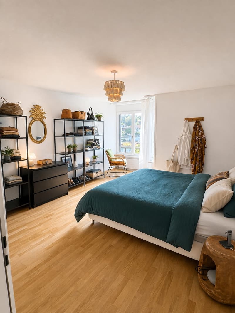 Möblierte 3.5-Zimmerwohnung in Wabern | 78 m² | Balkon, Büro & Parkplatz | Nov.März (4)